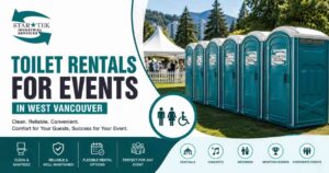 toilet rentals for events in West Vancouver